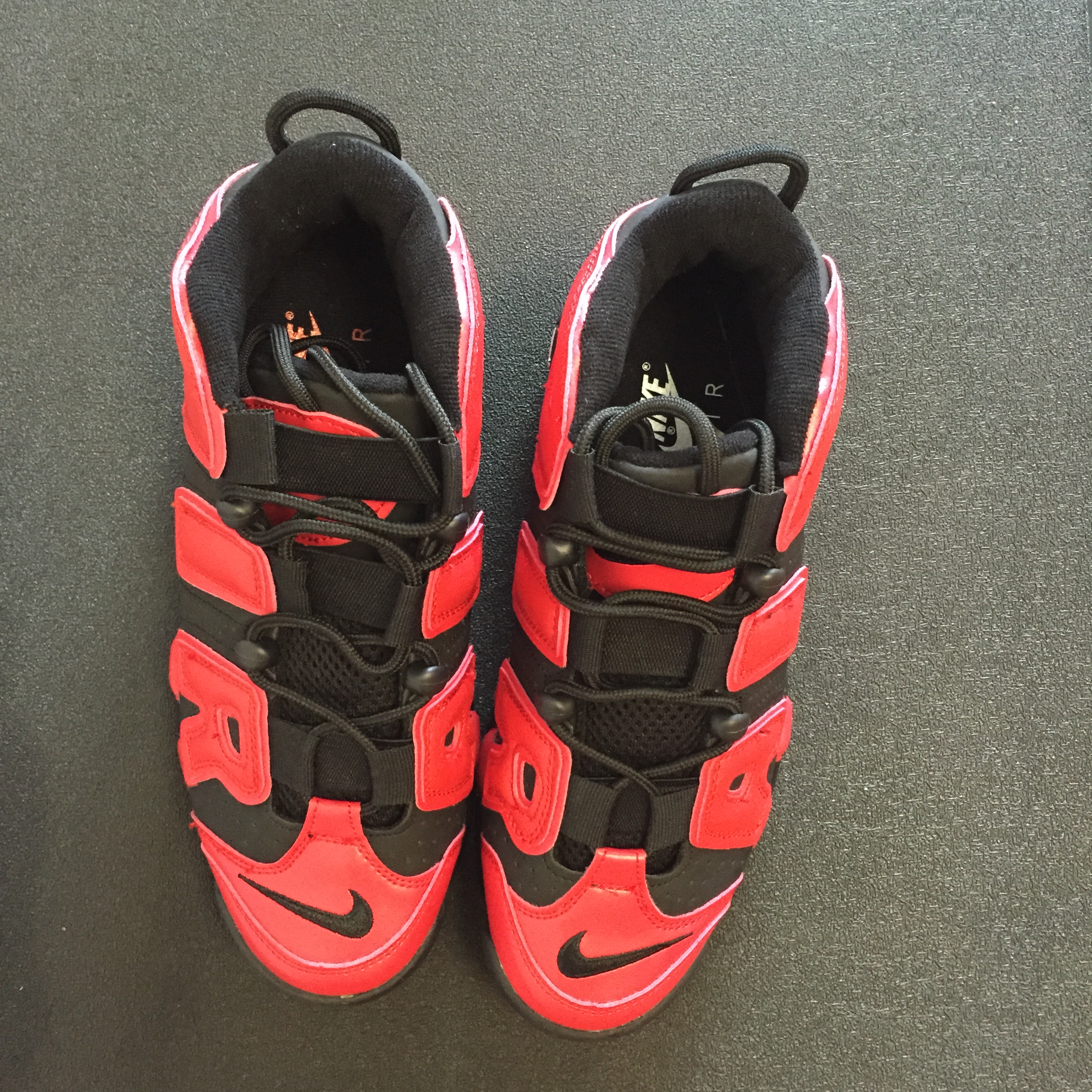 Nike Air More Uptempo QS Red Black Shoes